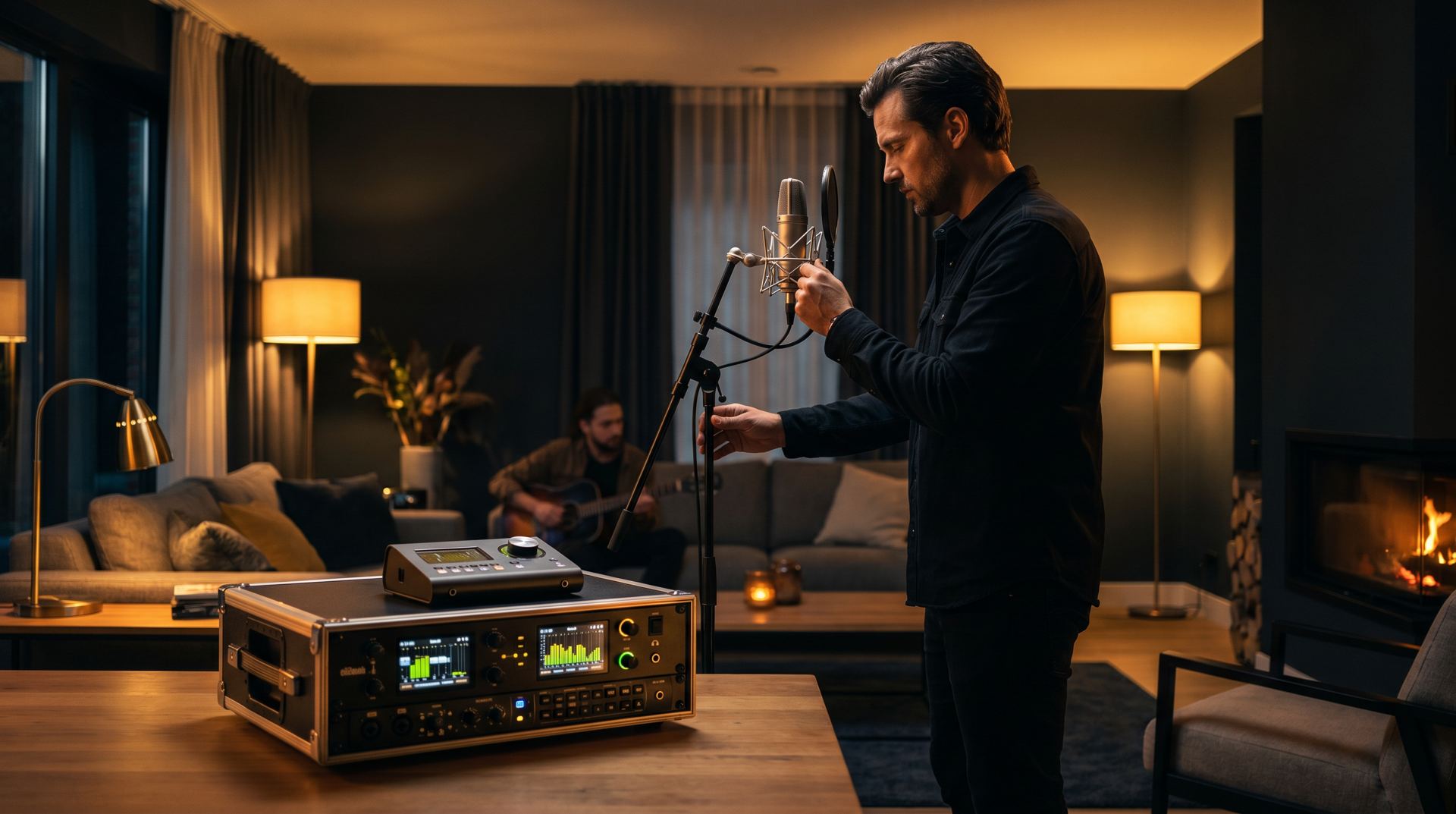 Mobile recording session